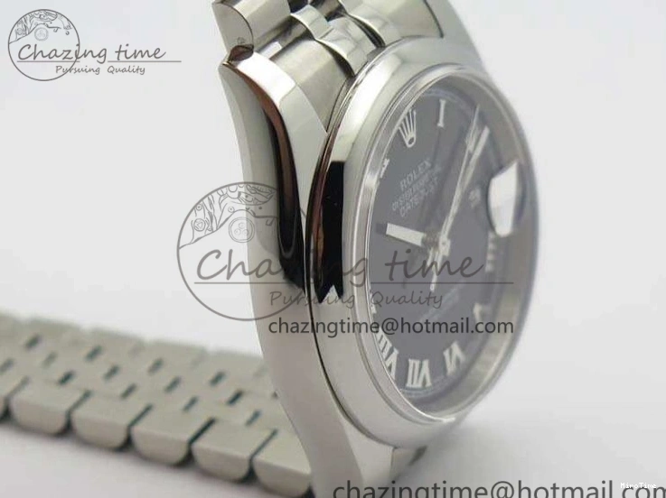 MiroTime 0223 DateJust 36mm SS 116200 ARF 1:1 Best Edition Black Roman Dial On 904L SS Jubilee Bracelet SA FlexibleFit 3519